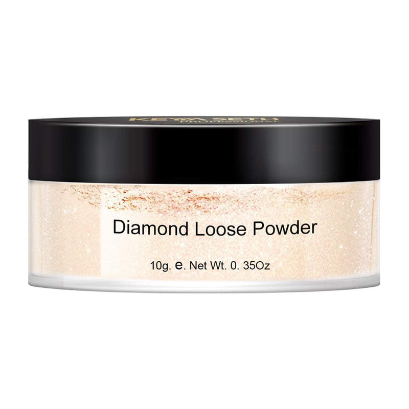 Diamond Loose Powder Natural Glow & Shimmer, Ultra- Fine Translucent, Feather Light Finishing Powder, (10 gm)