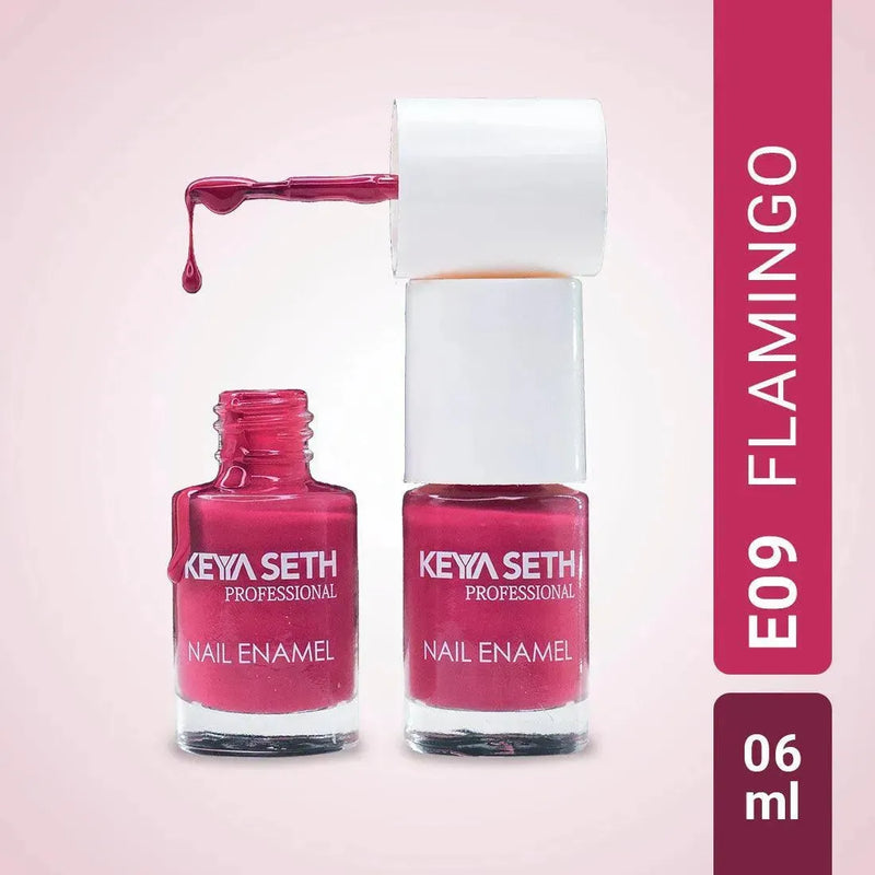 Flamingo Long Wear Nail Enamel Enriched with Vitamin E & Argan oil, Nail Polishes, Nail Polishes, Keya Seth Aromatherapy