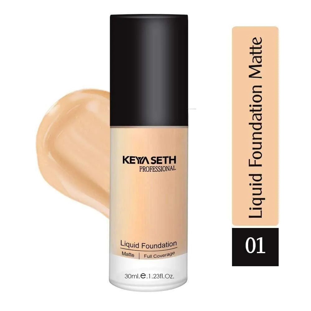 Full Coverage Liquid Matte Foundation-Shade 01 | Make Up – Keya