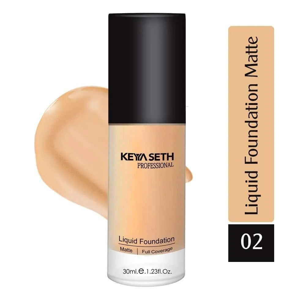 Full Coverage Liquid Matte Foundation-Shade 02 | Make Up – Keya
