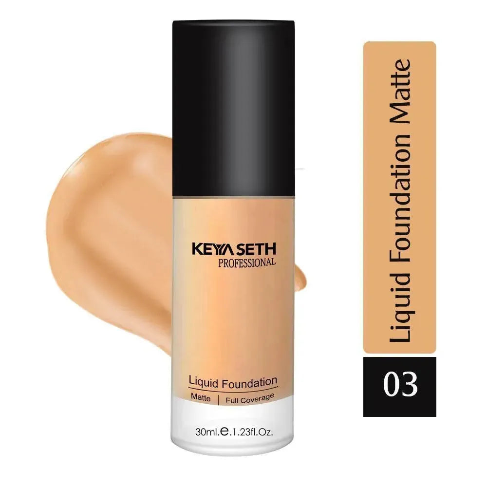 Full Coverage Liquid Matte Foundation-Shade 03 | Make Up – Keya