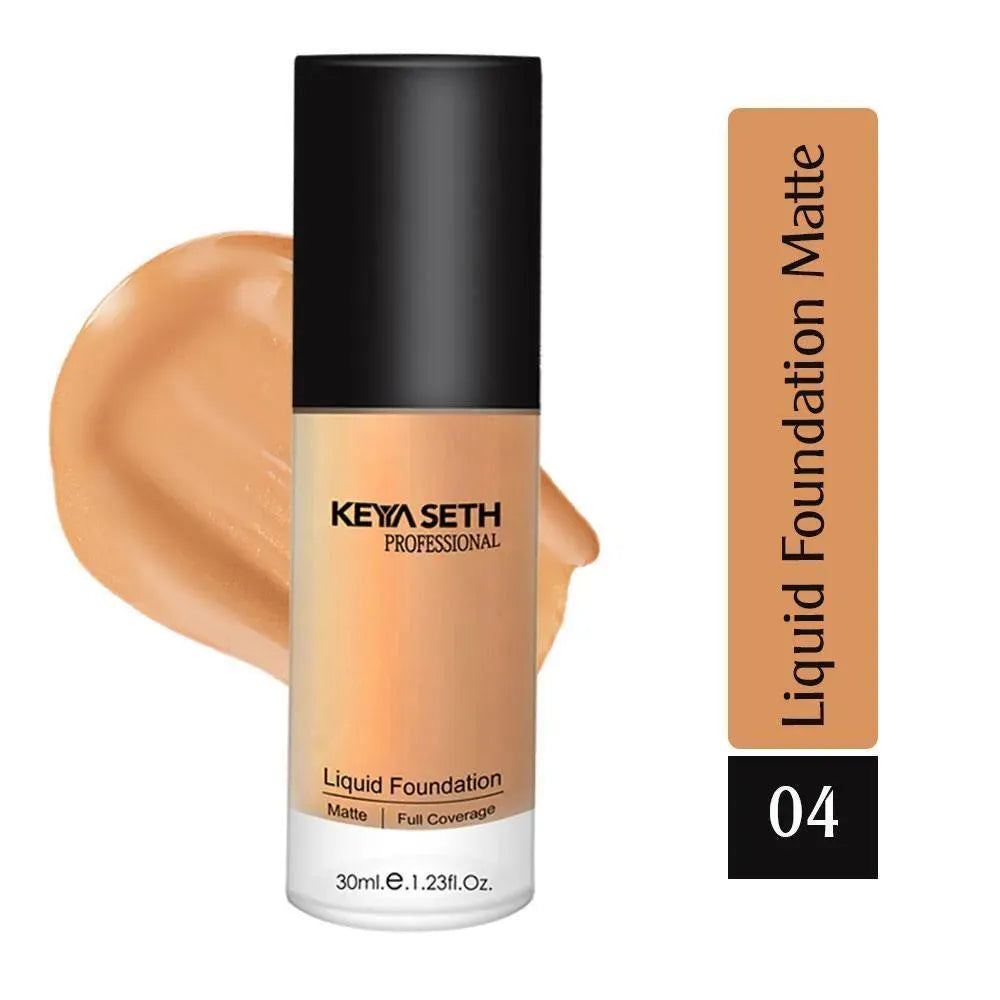 Full Coverage Liquid Matte Foundation-Shade 04 | Make Up – Keya