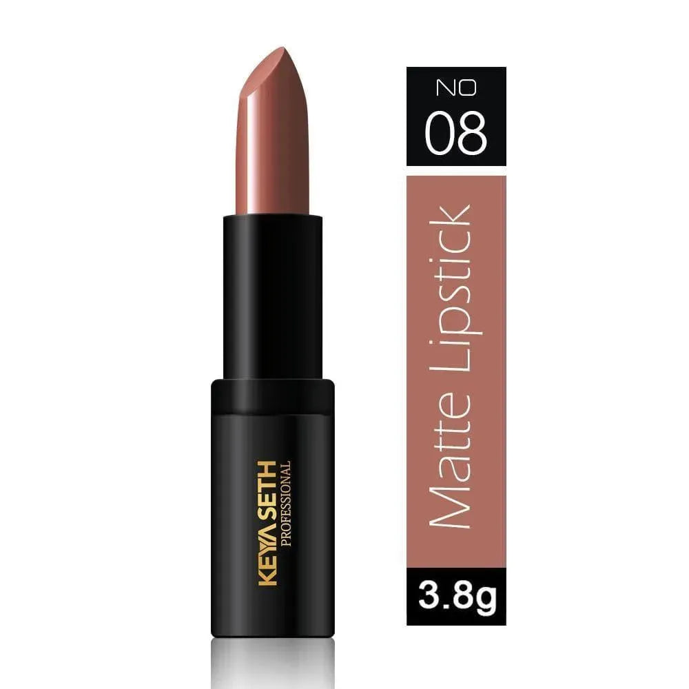 Light Bright Nude Shade Matte Lipstick - 08 – Keya Seth Aromatherapy
