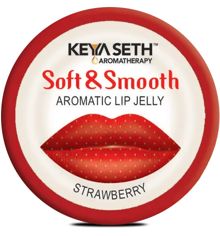 Lip jelly Strawberry I  Enriched with carrot seed oil, jojoba oil, almond oil, wheat germ oil, and coco butter