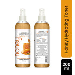 Honey Hydrating Toner, Deep Conditioning, Increase Elasticity with Pure Honey & Honey Conditioner & Sodium PCA, for Dry Dehydrated Skin 200ml