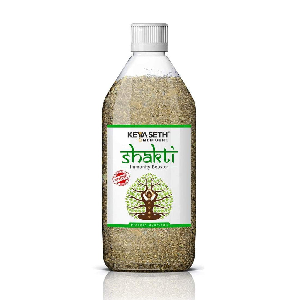 Shakti - Ayush Kadha Powder for Immunity Enriched with 18 Ayurvedic Herbs & Tea-Immunity Boosters for Adults & Kids - Instant Relief from Cold & Cough