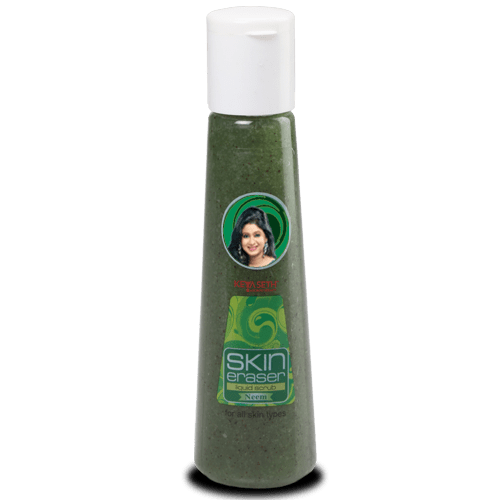 Skin Eraser Liquid Neem Scrub Skin Exfoliator Dead Skin Remover & Revitalizes Enriched with Aloe Vera & Rose Essential Oil