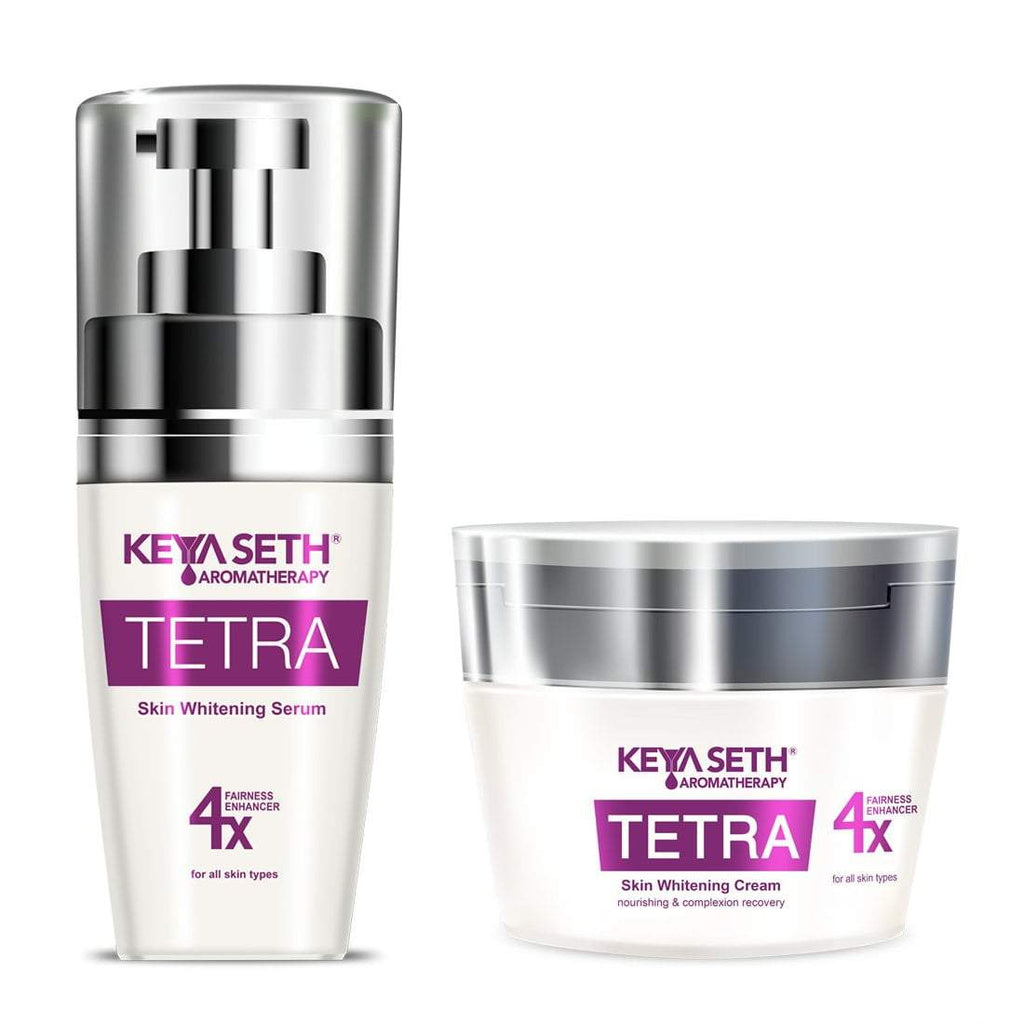 Tetra 4X Skin Whitening Treatment (Skin Whitening Conditioner + Serum +Night Cream)